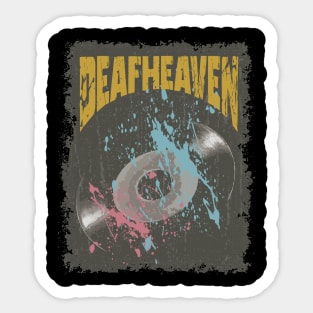 Deafheaven Vintage Vynil Sticker